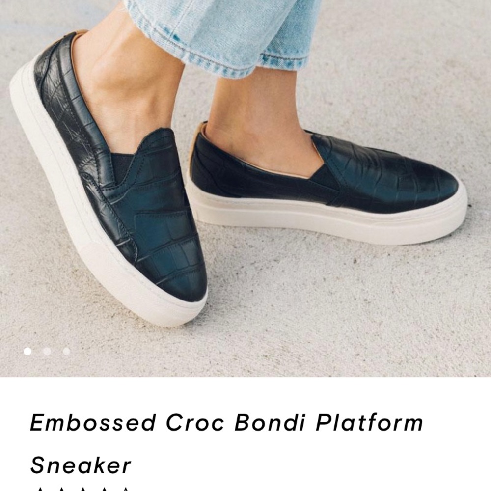 Soludo’s Embossed Croc Bondi Platform Sneaker